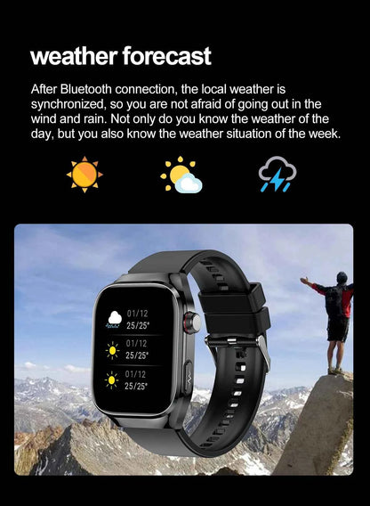 Micro Physical Examination Smartwatch – 2.04” AMOLED Sapphire