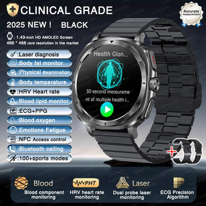 ECG+PPG Smartwatch ET492 | Health, ECG & NFC Call Watch - TREASURE ESHOP