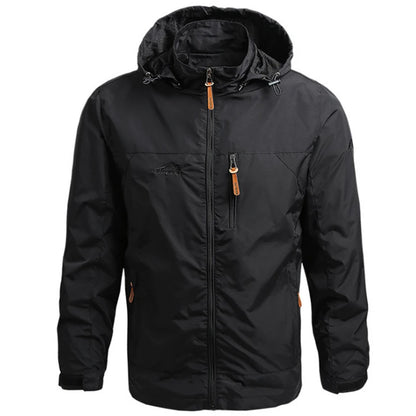 Waterproof Windbreaker Hiking Jacket – Tactical Hooded Outdoor Coat - TREASURE ESHOP