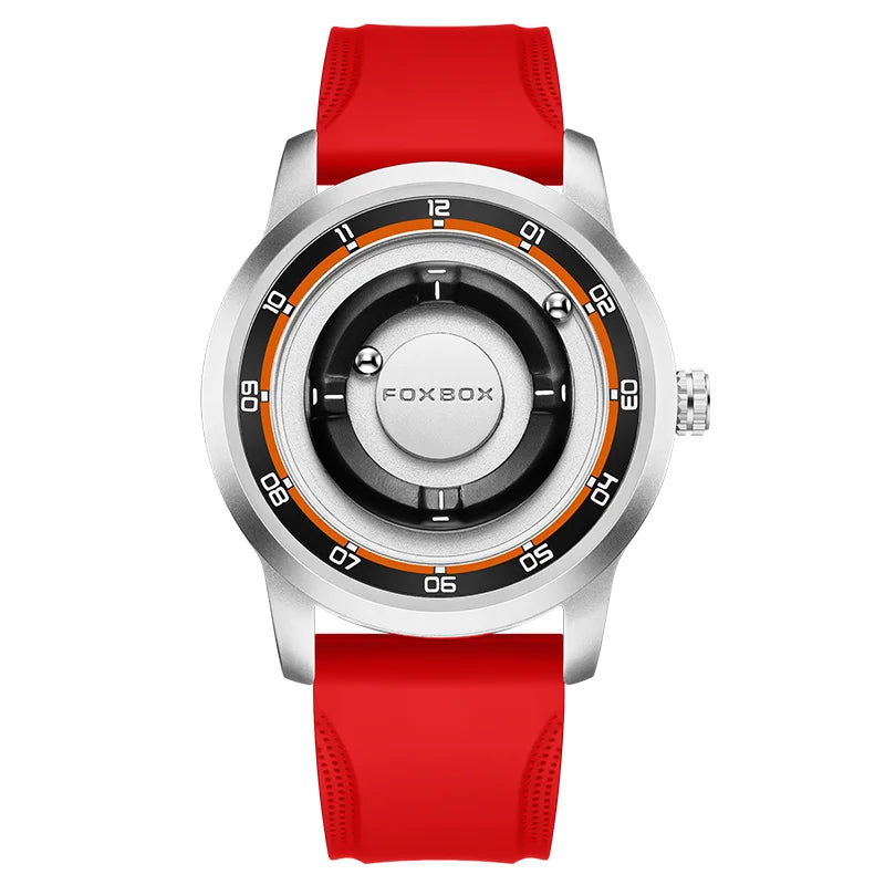 Planet Design Magnetic Pointer Watch – Waterproof Fashion Quartz Watch for Men - TREASURE ESHOP