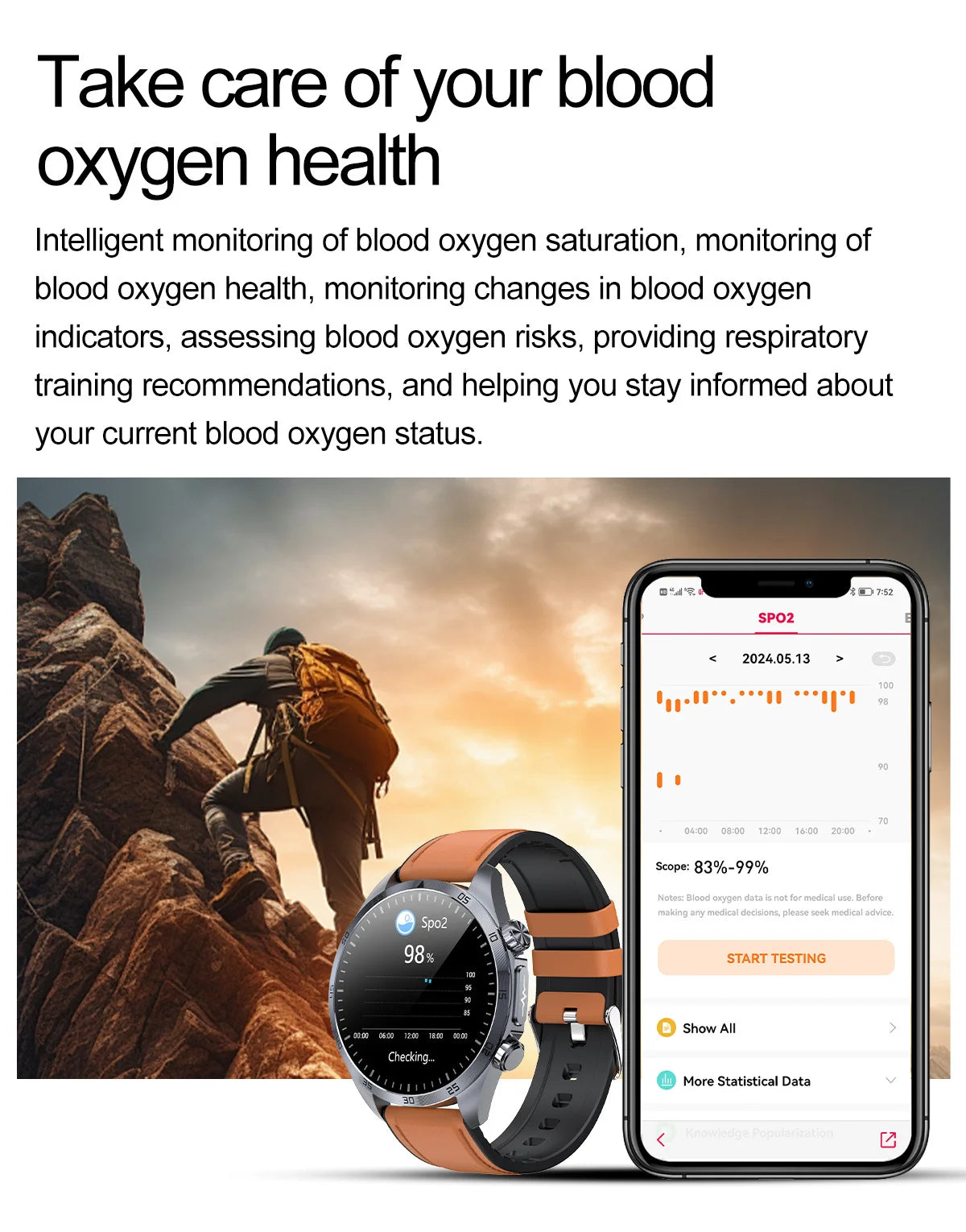 ECG+PPG Smart Health Watch | AI Blood Lipid & Fitness Tracker - TREASURE ESHOP