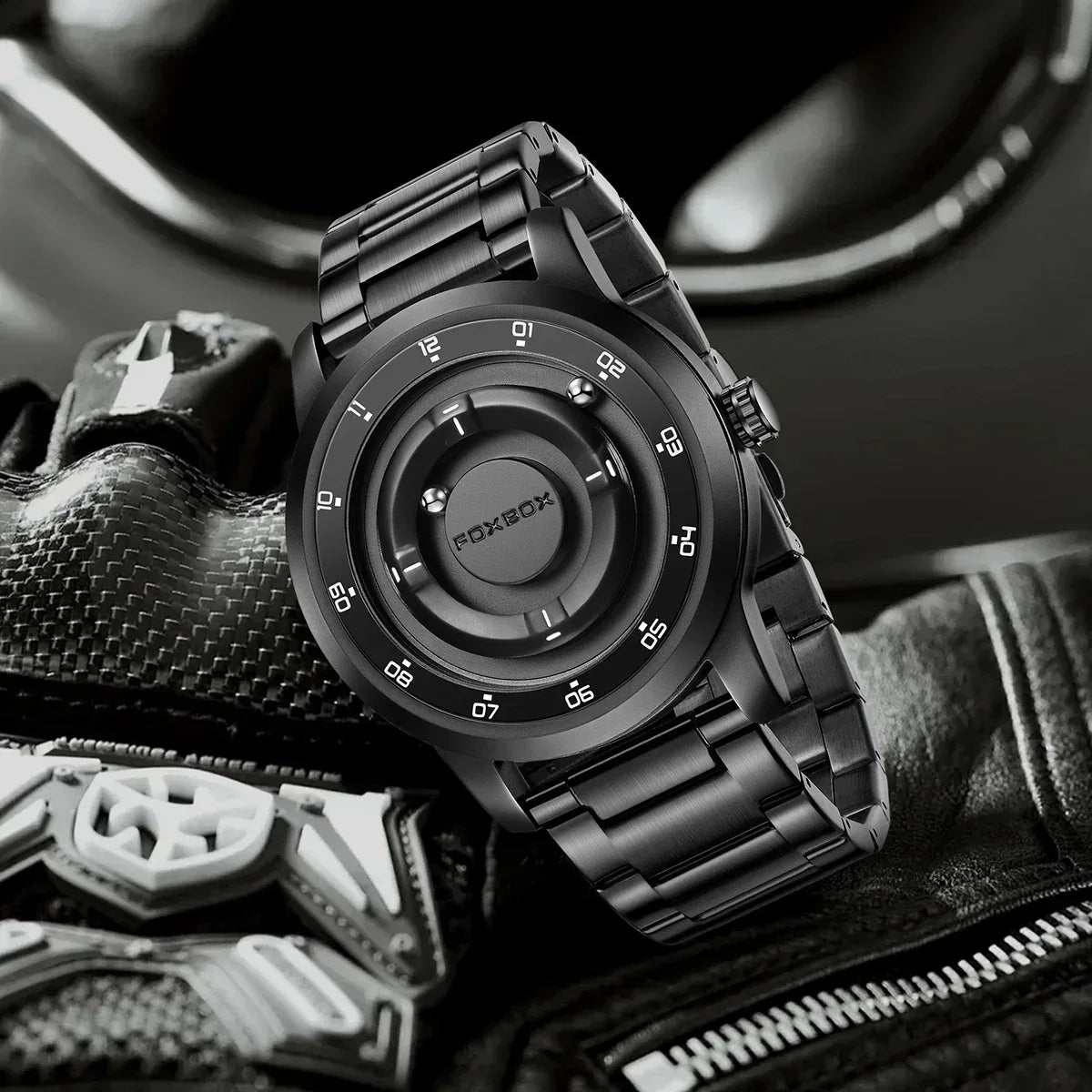 Planet Design Magnetic Pointer Watch – Waterproof Fashion Quartz Watch for Men - TREASURE ESHOP