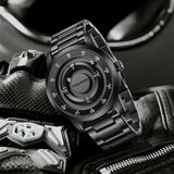 Planet Design Magnetic Pointer Watch – Waterproof Fashion Quartz Watch for Men - TREASURE ESHOP