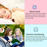 Kinder-Smartwatch 4G SIM | GPS, SOS, Kamera, IP67 – 3–12 Jahre