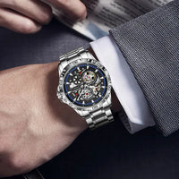 Steampunk Skeleton Automatic Watch for Men | Luxury Mechanical Timepiece - TREASURE ESHOP