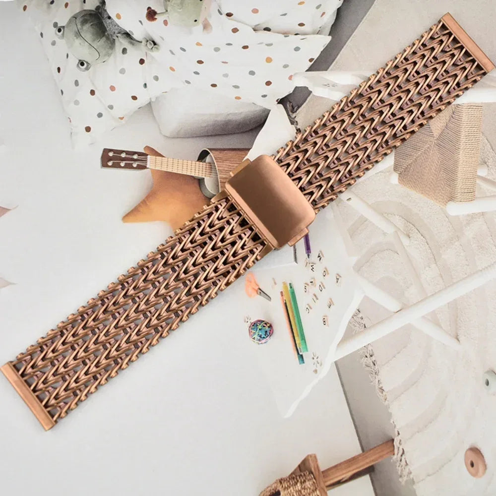 22mm Magnetic Stainless Steel Watch Strap - TREASURE ESHOP