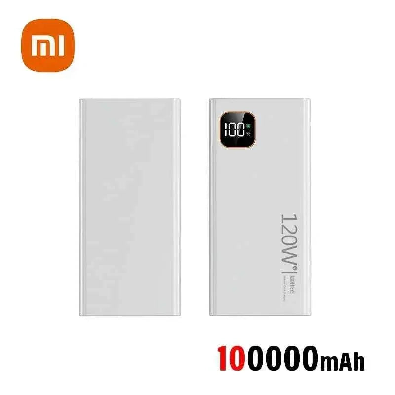500000mAh Power Bank 120W Portable Super Fast Charge Powerbank Large Capacity Digital Display Battery For iPhone Samsung