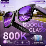 W610 KI-Smart-Sonnenbrille mit farbwechselnden Gläsern und Dual-Kamera-Design