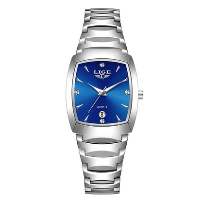 Women’s Luxury Stainless Steel Quartz Watch – Elegant Business Ladies Fashion Wristwatch - TREASURE ESHOP