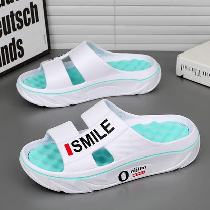 Men’s Massage Slippers – Soft EVA Summer Slides for Indoor & Outdoor