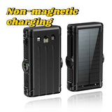 Solar Power Bank 20000mAh with Hand Crank & Wireless Charging – Outdoor Portable Charger