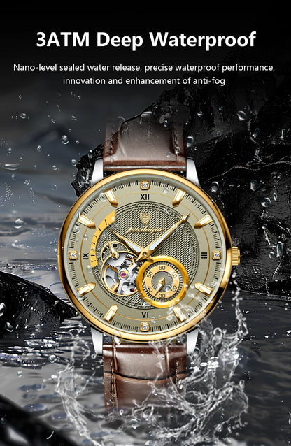 Men’s Automatic Mechanical Watch | Skeleton Tourbillon - TREASURE ESHOP