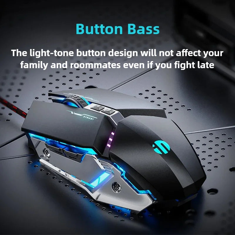 USB Wired Gaming Mouse – 4000 DPI RGB Style Gamer Mouse - TREASURE ESHOP