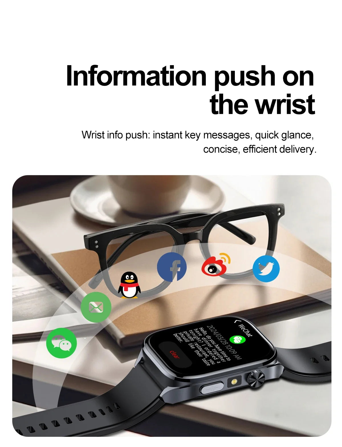 ECG+PPG Smart Watch | Uric Acid & Blood Pressure Tracker - TREASURE ESHOP