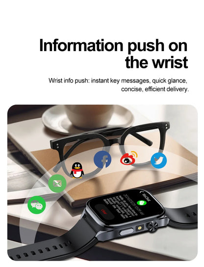 ECG+PPG Smart Watch | Uric Acid & Blood Pressure Tracker - TREASURE ESHOP