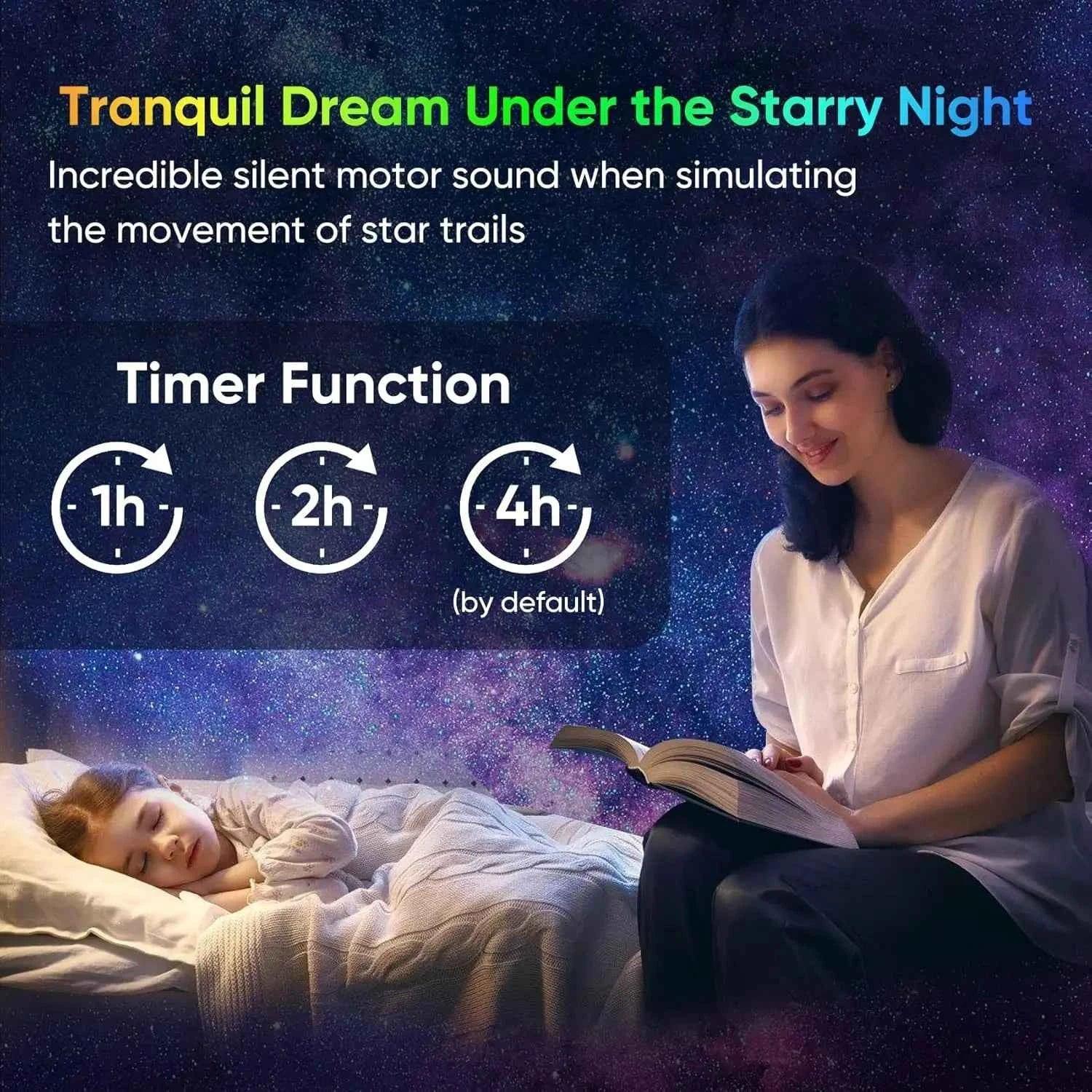 Galaxy Projector for Bedroom, HD Image Star Projector, Adjustable Galaxy Light Knob, 13 Film Discs, Planetarium Projector for Ki