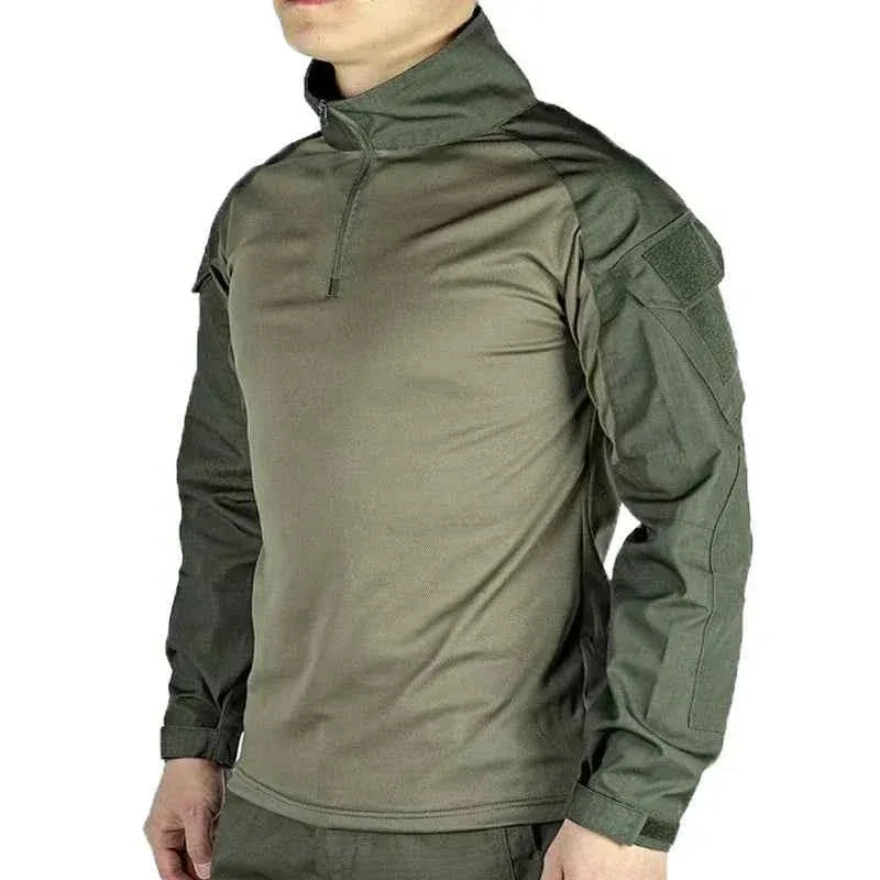 Outdoor G3 Tactical Hiking T-Shirts Combat Shirts CP Camo Long Sleeve Hunting Shirt Cotton Sport Men Clothes Windproof