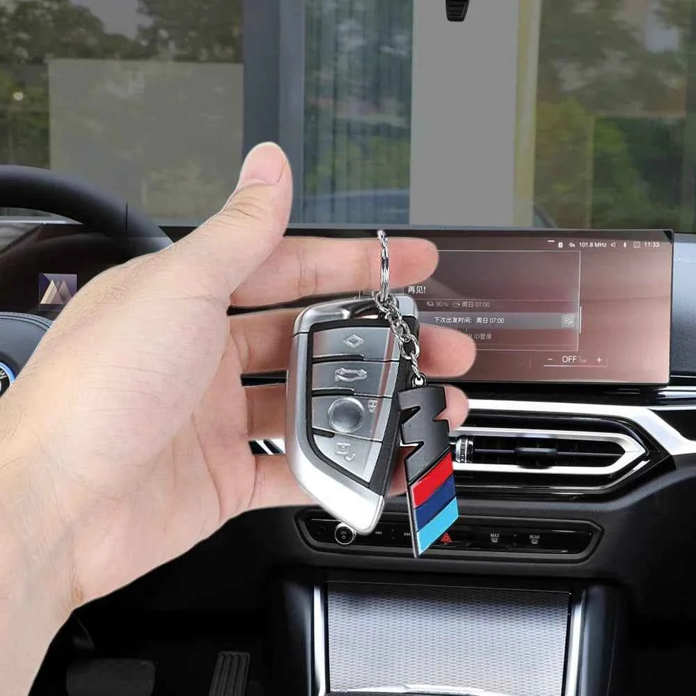 Zinc Alloy Braided Rope Keychain Car Styling Key Ring Accessories For BMW M1 M2 M3 M4 M5 M6 E30 E36 E39 E46 E60 E90 F10 F20 F30