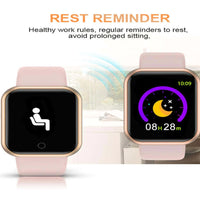 Smartwatch Damen & Herren | Fitness-Tracker mit Herzfrequenzmesser