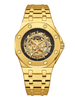 Men’s Automatic Skeleton Watch – Stainless Steel Luxury Waterproof Timepiece - TREASURE ESHOP