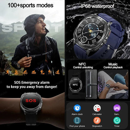 ECG+PPG Smartwatch ET492 | Health, ECG & NFC Call Watch - TREASURE ESHOP
