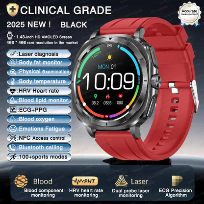 ECG+PPG Smartwatch ET492 | Health, ECG & NFC Call Watch - TREASURE ESHOP