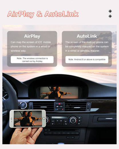 Wireless CarPlay BMW 3/5 Series 8.8” CarPlay Android Auto Screen - TREASURE ESHOP
