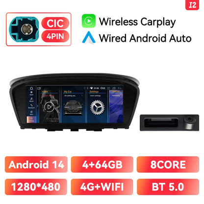 Android 14 Car Radio BMW 3/5 Series | CarPlay & GPS - TREASURE ESHOP