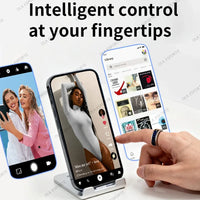 Smart Ring with LED Display – Heart Rate, SpO₂ & Sleep Monitor | 5ATM - TREASURE ESHOP