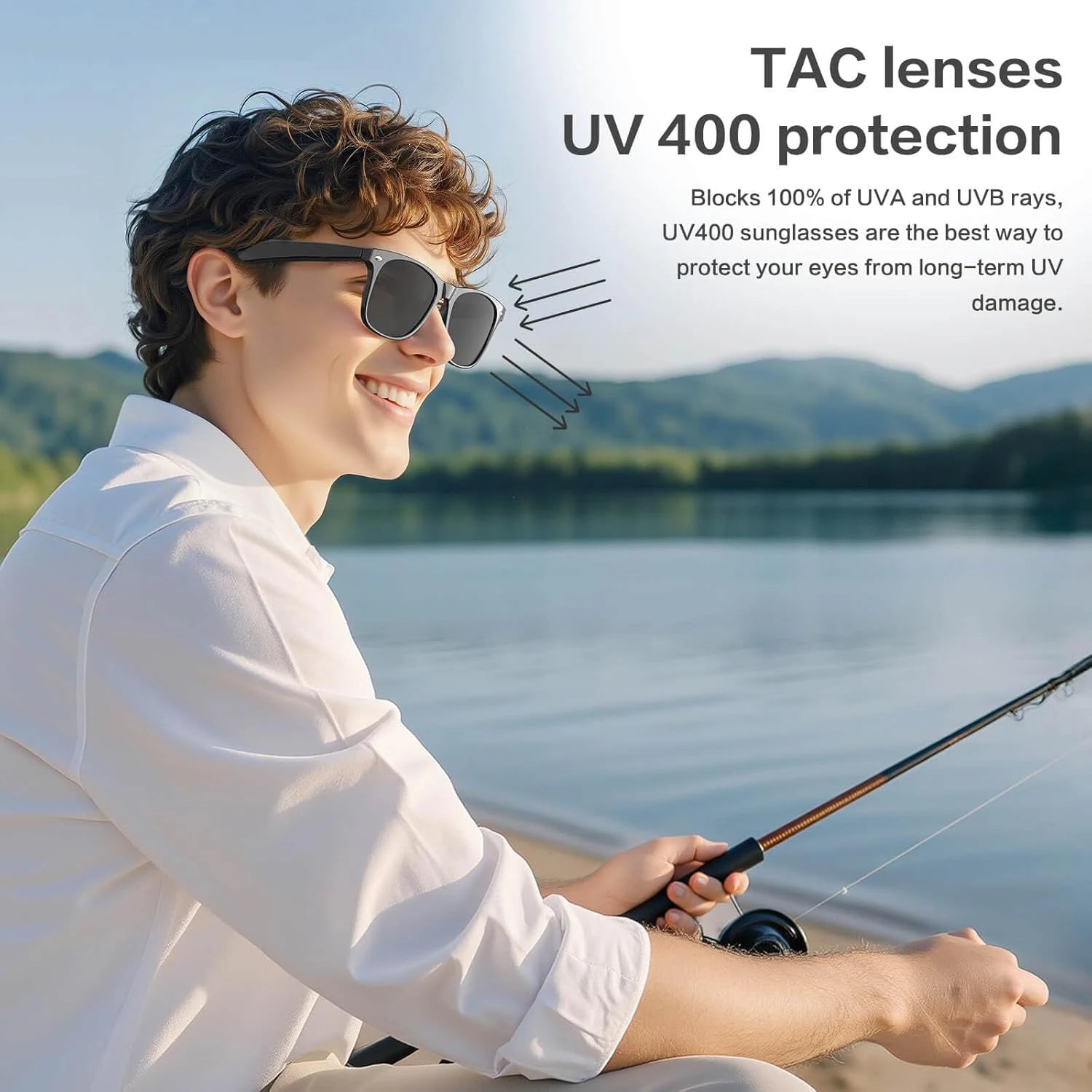 W610 KI-Smart-Sonnenbrille mit farbwechselnden Gläsern und Dual-Kamera-Design