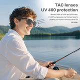 W610 KI-Smart-Sonnenbrille mit farbwechselnden Gläsern und Dual-Kamera-Design