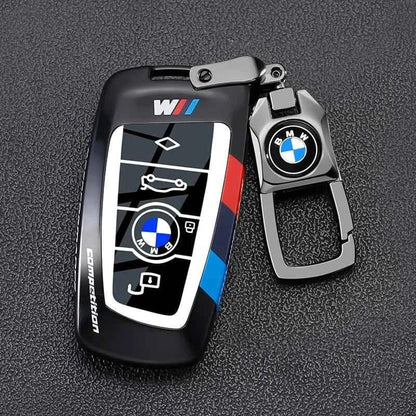 Metal Key Case Cover for BMW 1 3 5 7 Series X1 X3 X4 X5 | Luxury Zinc Alloy Car Key Fob Shell