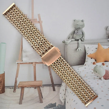 22mm Magnetic Stainless Steel Watch Strap - TREASURE ESHOP