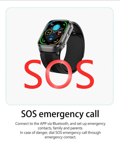 HUAWEI S17 Air Bag Smartwatch – 2.06” AMOLED HD | ECG + PPG | True Blood Pressure, Blood Fat SpO2 Monitor | NFC + Bluetooth Call