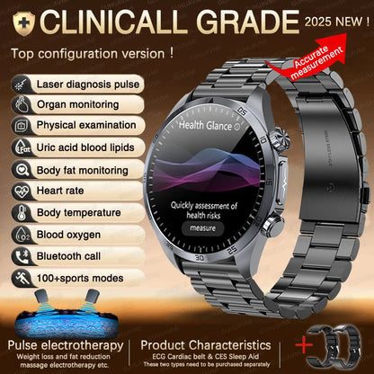 ECG+PPG Smart Health Watch | AI Blood Lipid & Fitness Tracker - TREASURE ESHOP