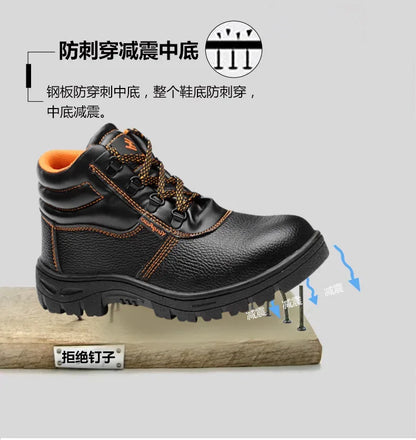 Men’s Steel Toe Work Shoes | Indestructible Safety Sneakers - TREASURE ESHOP