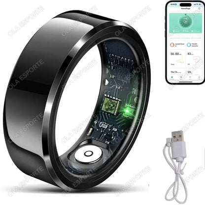 Smart Health Ring – Heart Rate, Blood Pressure & Sleep Monitoring - TREASURE ESHOP
