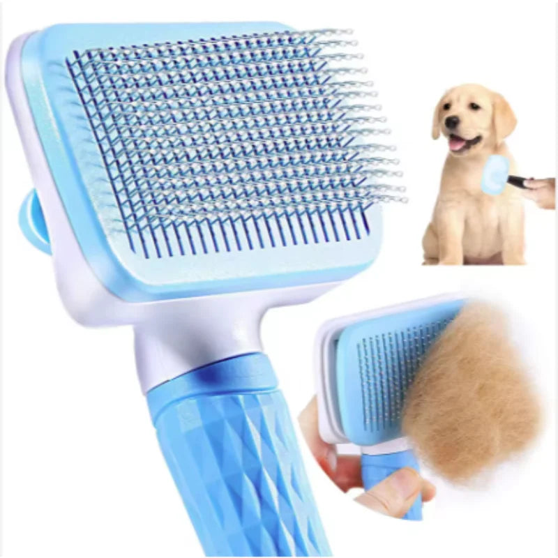 FurGone Self-Cleaning Pet Brush – Remove Loose Hair in Seconds (For Dogs & Cats)