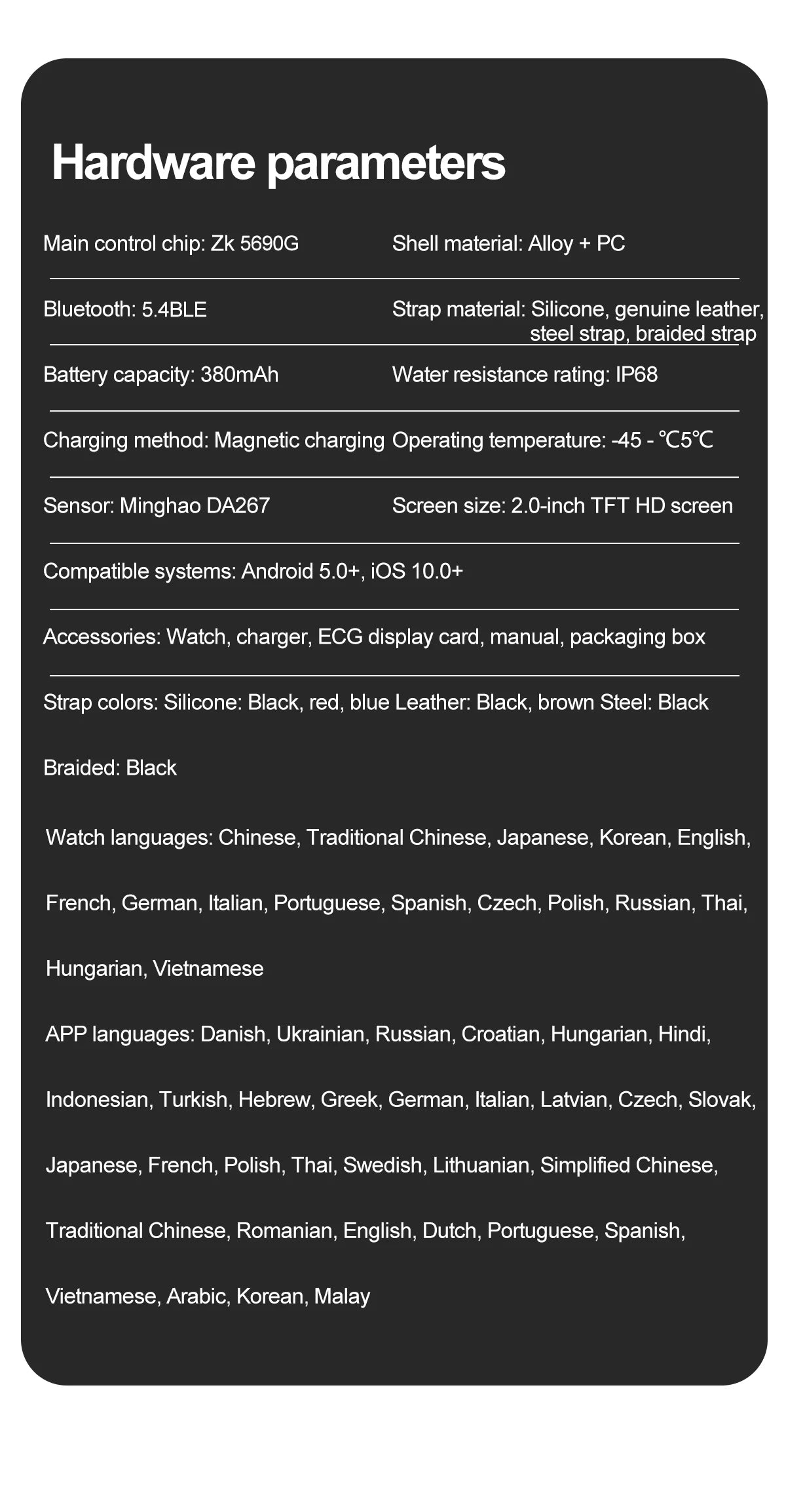 ECG+PPG Smart Watch | Uric Acid & Blood Pressure Tracker - TREASURE ESHOP