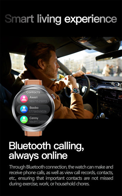 Health Trackr Smartwatch – Uric Acid, Blood Lipids ECG+PPG | 1.73” AMOLED | Body Analysis &amp; AI Diagnosis - TREASURE ESHOP