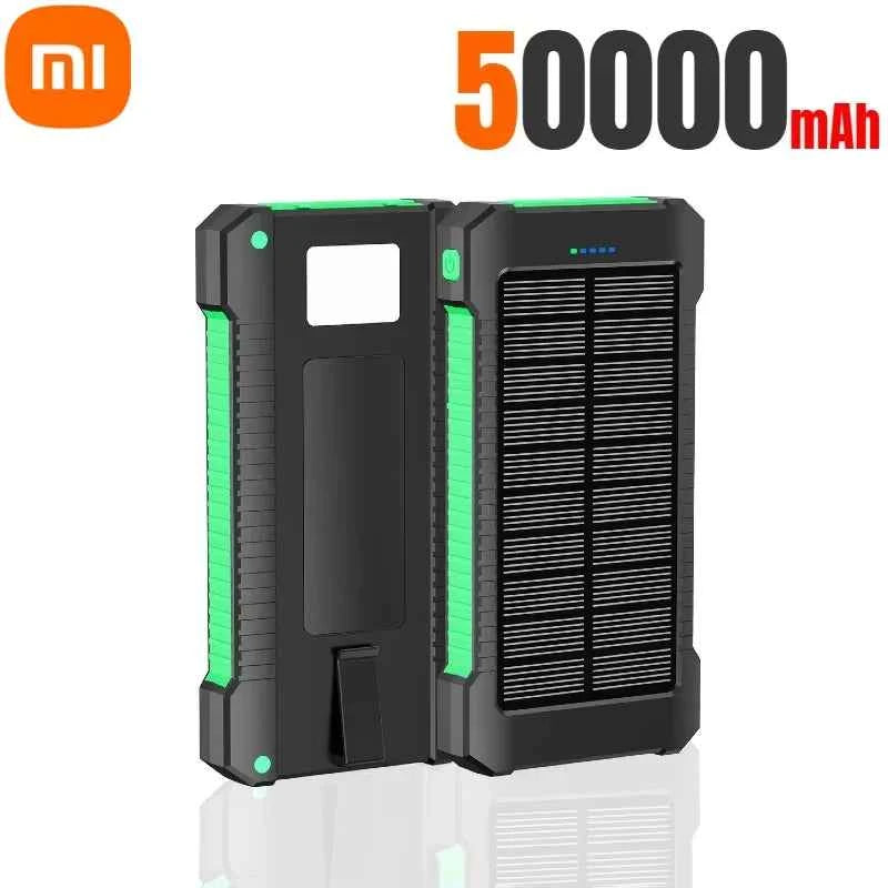 500000mAh Solar Power Bank – Super Fast Charging Outdoor Portable Battery