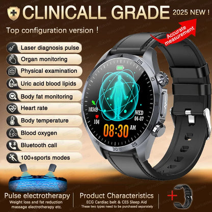 ECG+PPG Smart Health Watch | AI Blood Lipid & Fitness Tracker - TREASURE ESHOP