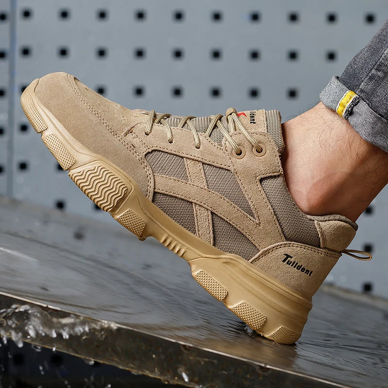 Men’s Insulated Safety Shoes – Anti-Smash Puncture-Proof Work Boots