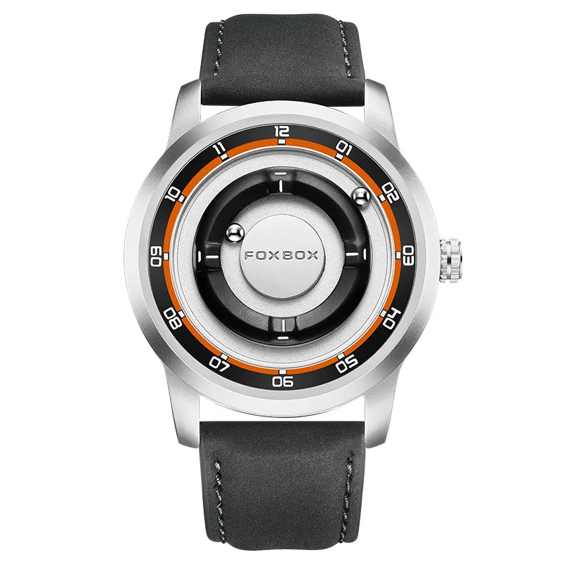 Planet Design Magnetic Pointer Watch – Waterproof Fashion Quartz Watch for Men - TREASURE ESHOP