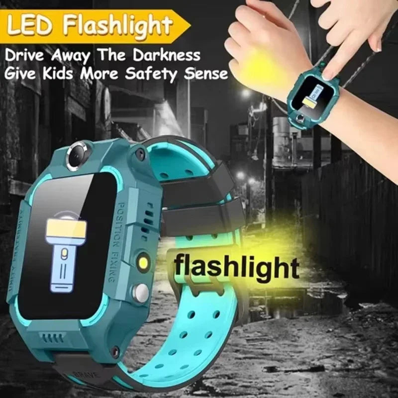 Kinder-Smartwatch 4G SIM | GPS, SOS, Kamera, IP67 – 3–12 Jahre