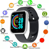 Smartwatch Damen & Herren | Fitness-Tracker mit Herzfrequenzmesser