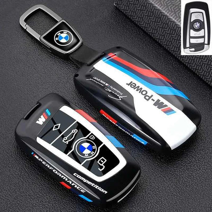 Metal Key Case Cover for BMW 1 3 5 7 Series X1 X3 X4 X5 | Luxury Zinc Alloy Car Key Fob Shell