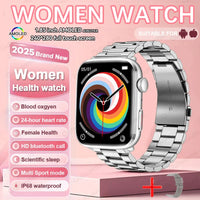 Women’s Smartwatch – AI Health Diagnosis, HRV + PPG, Blood Pressure &amp; SpO2 | 1.85” AMOLED | Bluetooth Call + NFC - TREASURE ESHOP