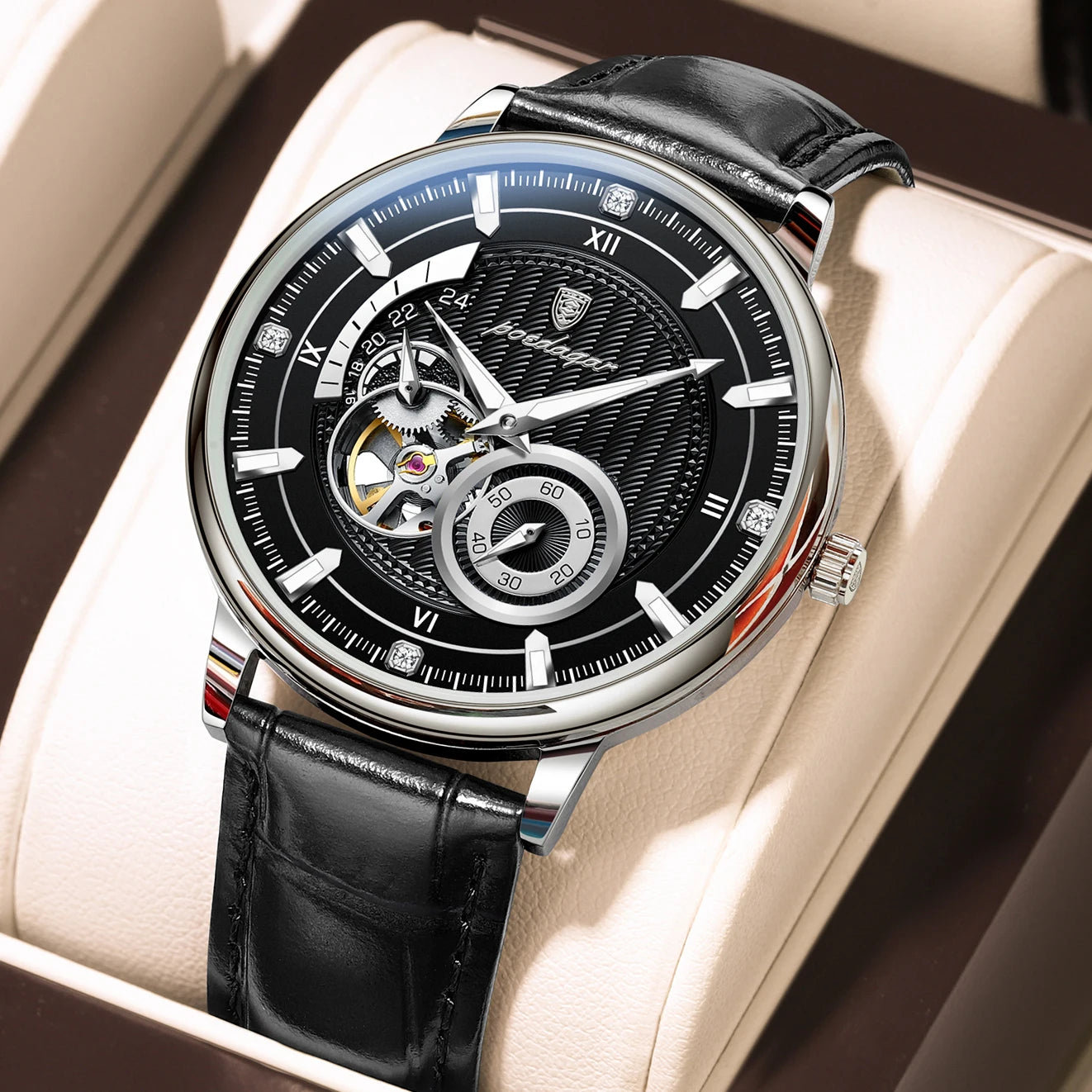 Men’s Automatic Mechanical Watch | Skeleton Tourbillon - TREASURE ESHOP
