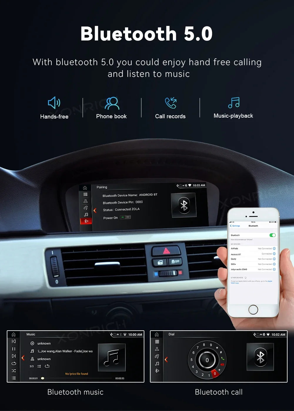 Android 14 Car Radio BMW 3/5 Series | CarPlay & GPS - TREASURE ESHOP